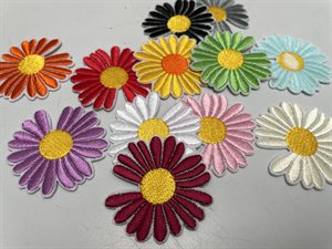 Strygemærke - med alle 12 blomster farver